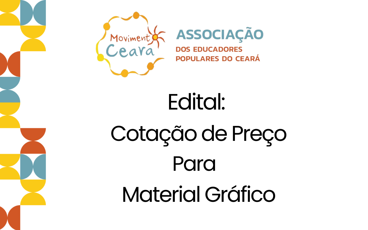 Edital de Cotação de Preço para Material Gráfico – Elas por Elas (MMulheres)
