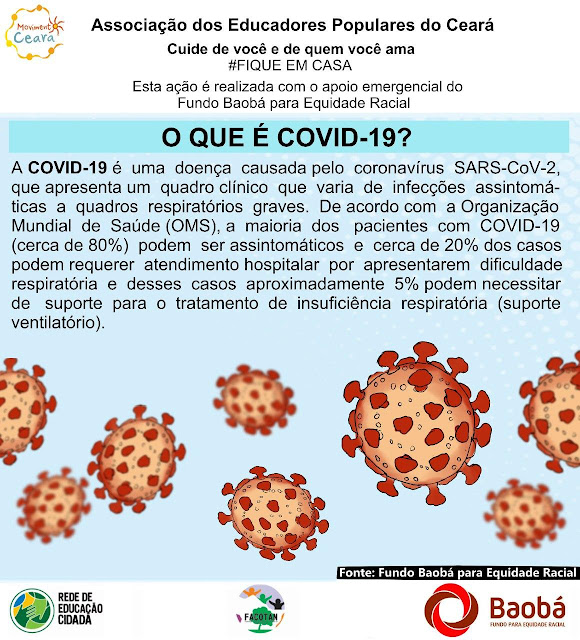 Cuidados com a COVID 19 # Fique em Casa