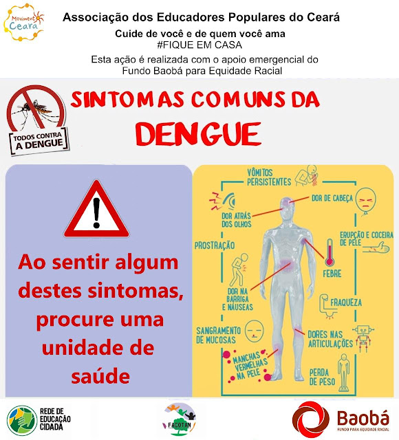 Cuidados contra a Dengue no período de Pandemia