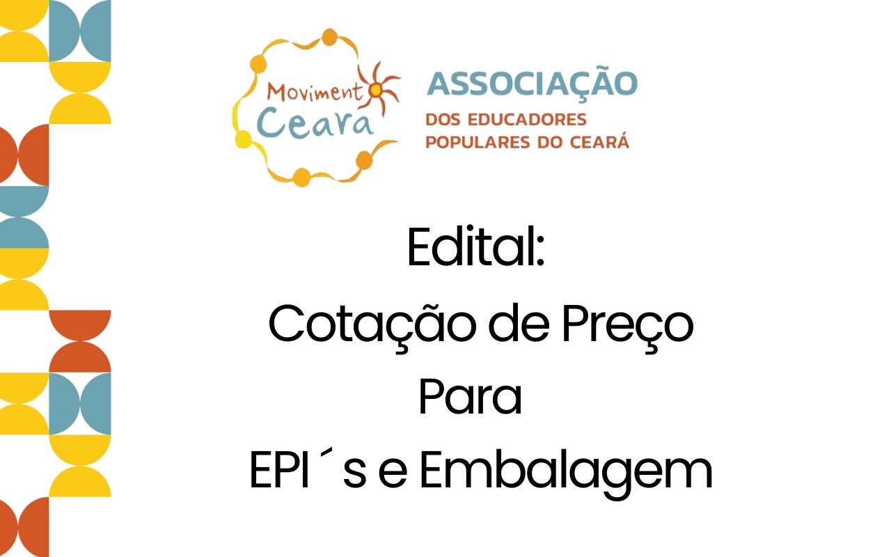 Edital 02/2026 – Cotação Prévia de Preços para Contratação de Empresa EPI´s e Embalagens – Cozer Solidário (MDS)